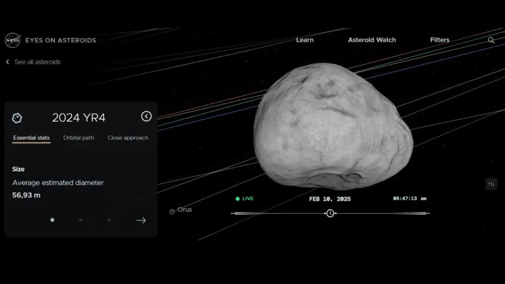 La NASA aumenta las probabilidades de impacto del asteroide 2024 YR4: ¿deberíamos preocuparnos?